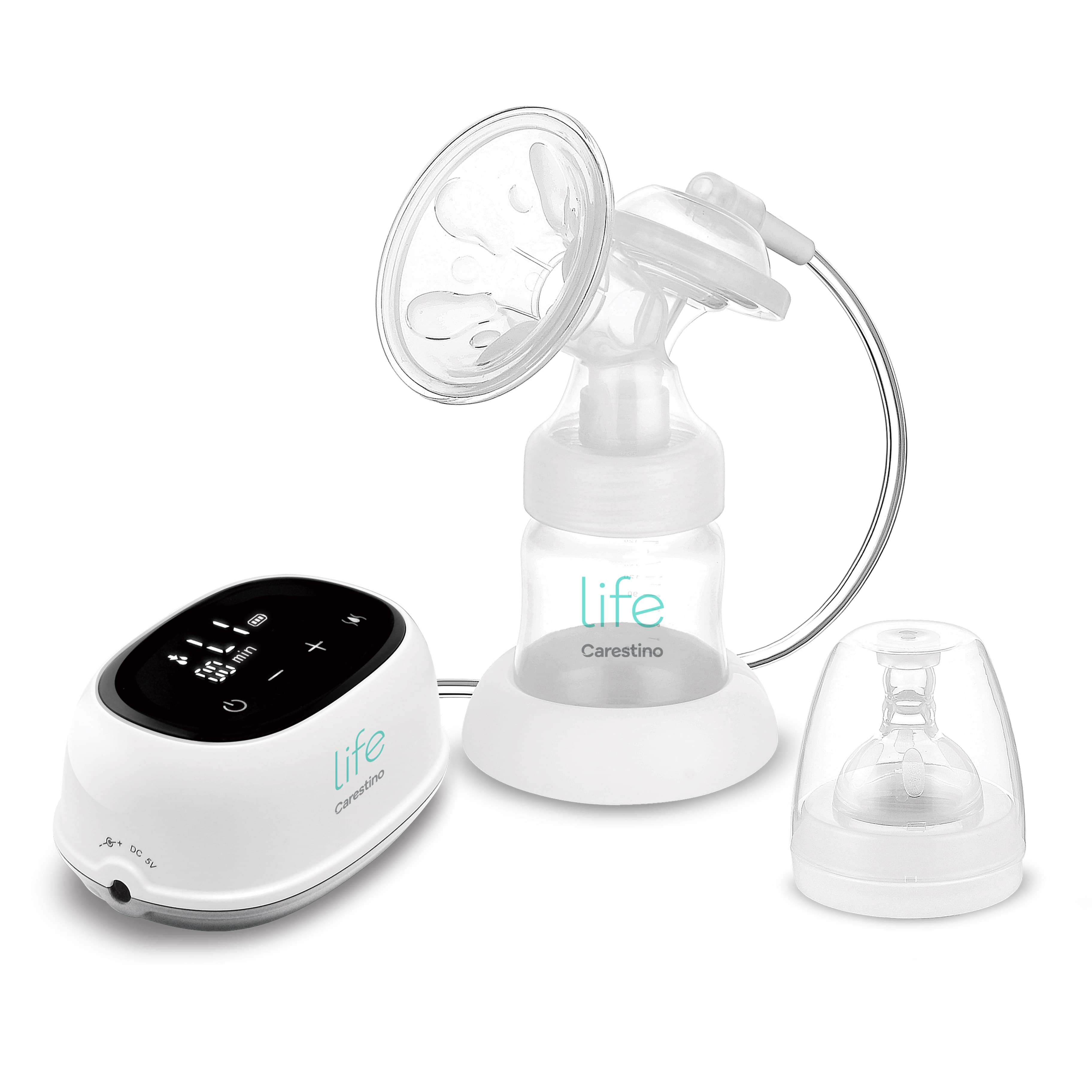 Imagen 1 de 3 de Extractor de Leche Eléctrico con Biberón