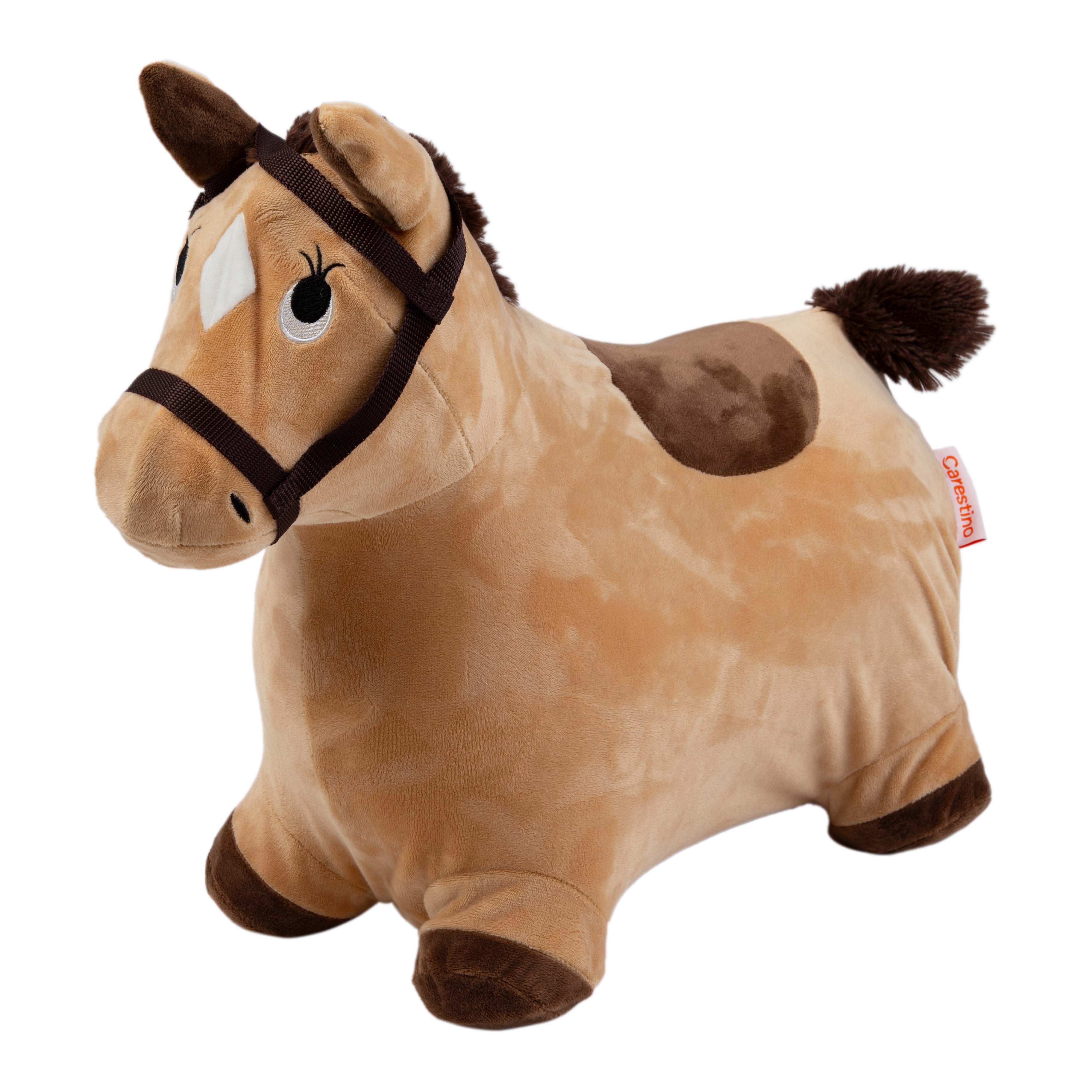 Imagen 1 de 5 de Saltarín de Peluche Inflable +18meses Caballo