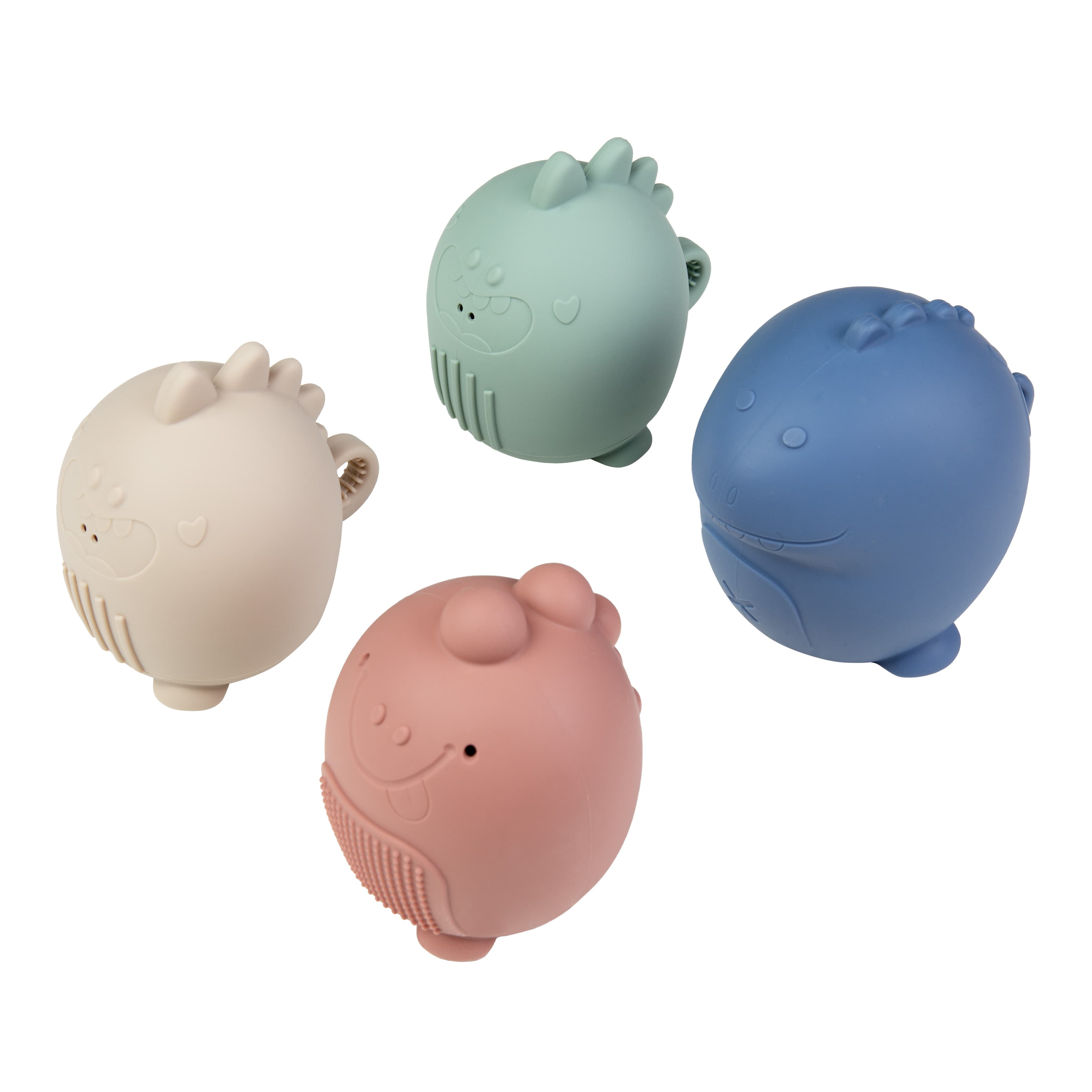Imagen 1 de 6 de Juguete de Baño de Silicona Dino