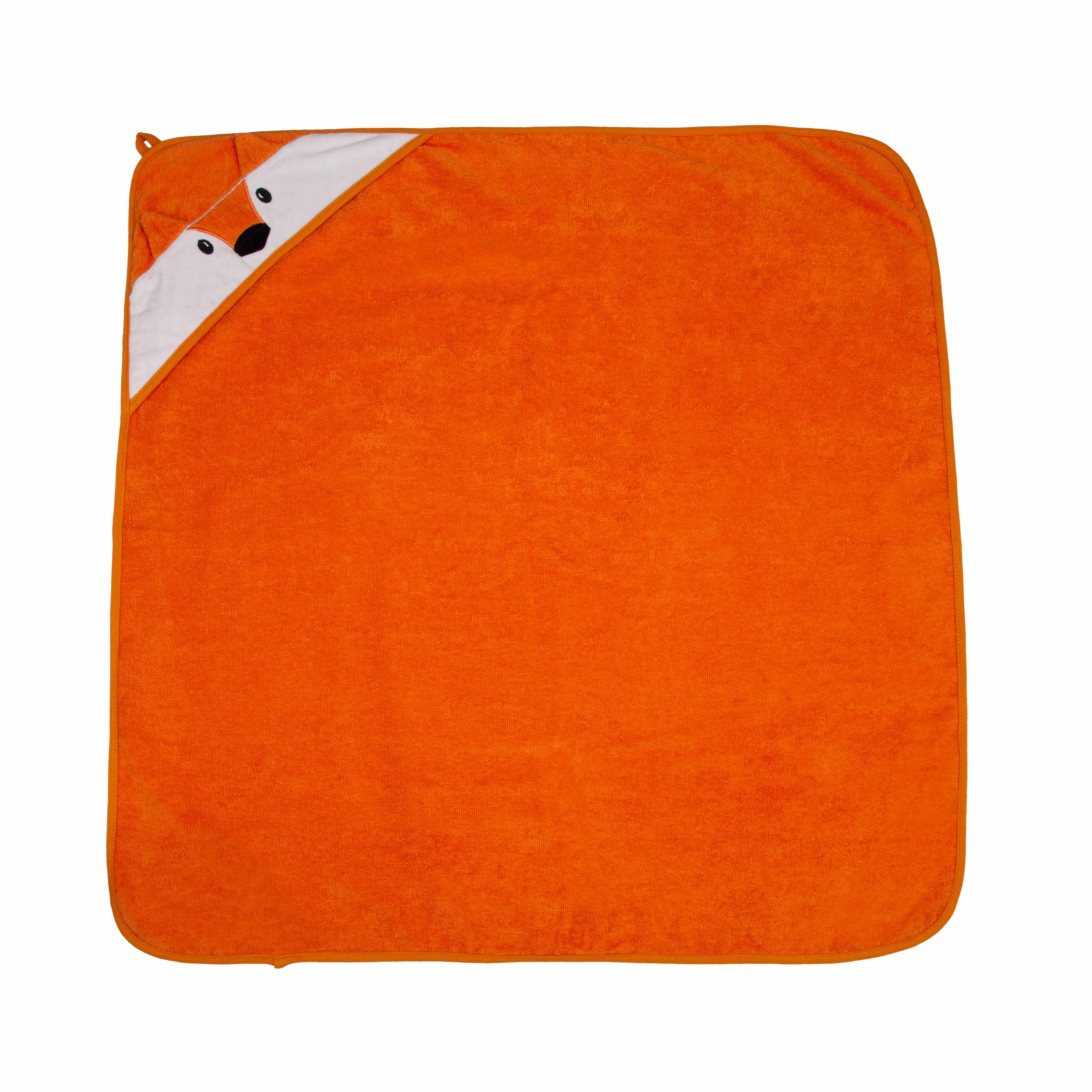 Imagen 2 de 4 de Toalla Con Capucha 75x75cm Zorro