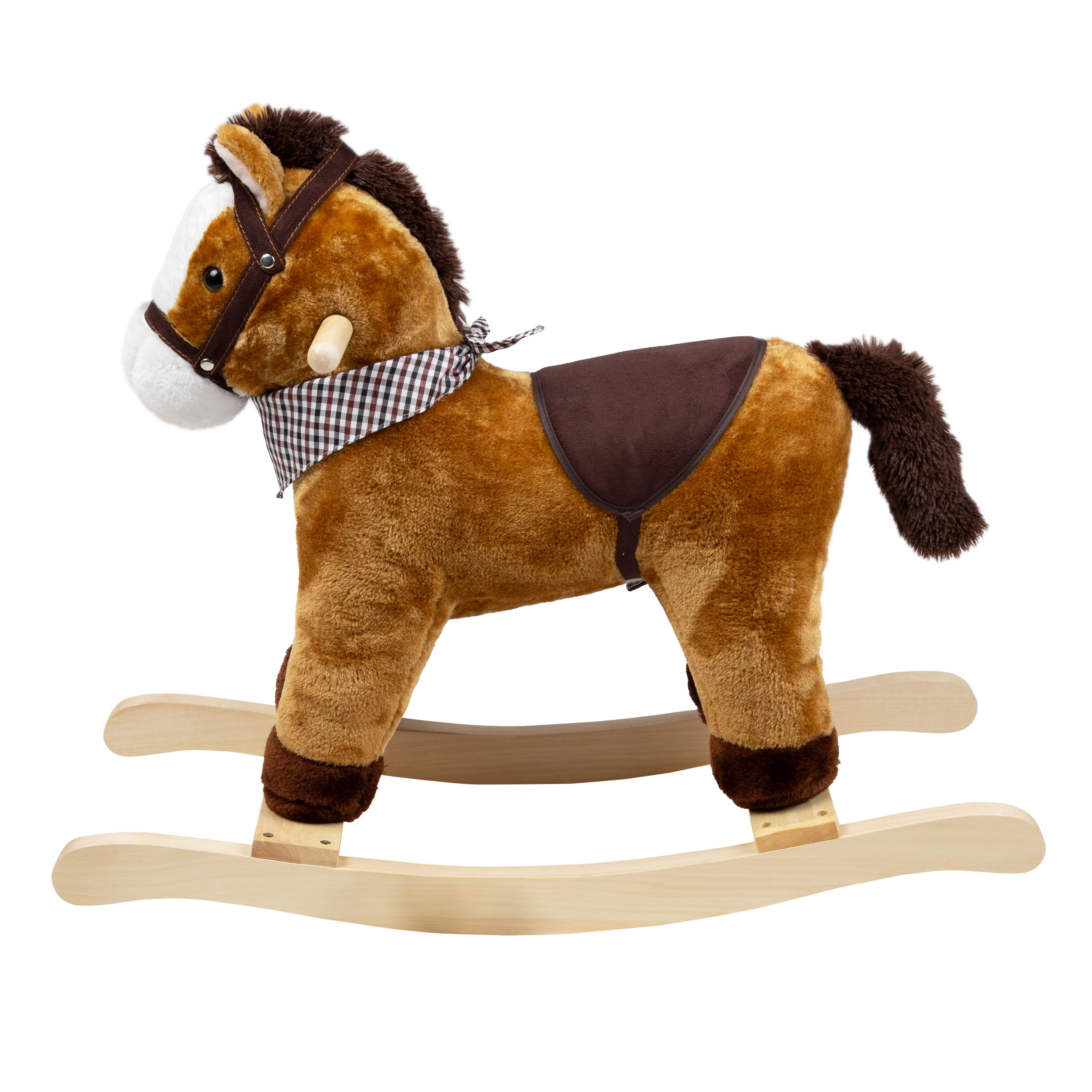 Imagen 2 de 4 de Peluche Mecedor +18meses Caballo