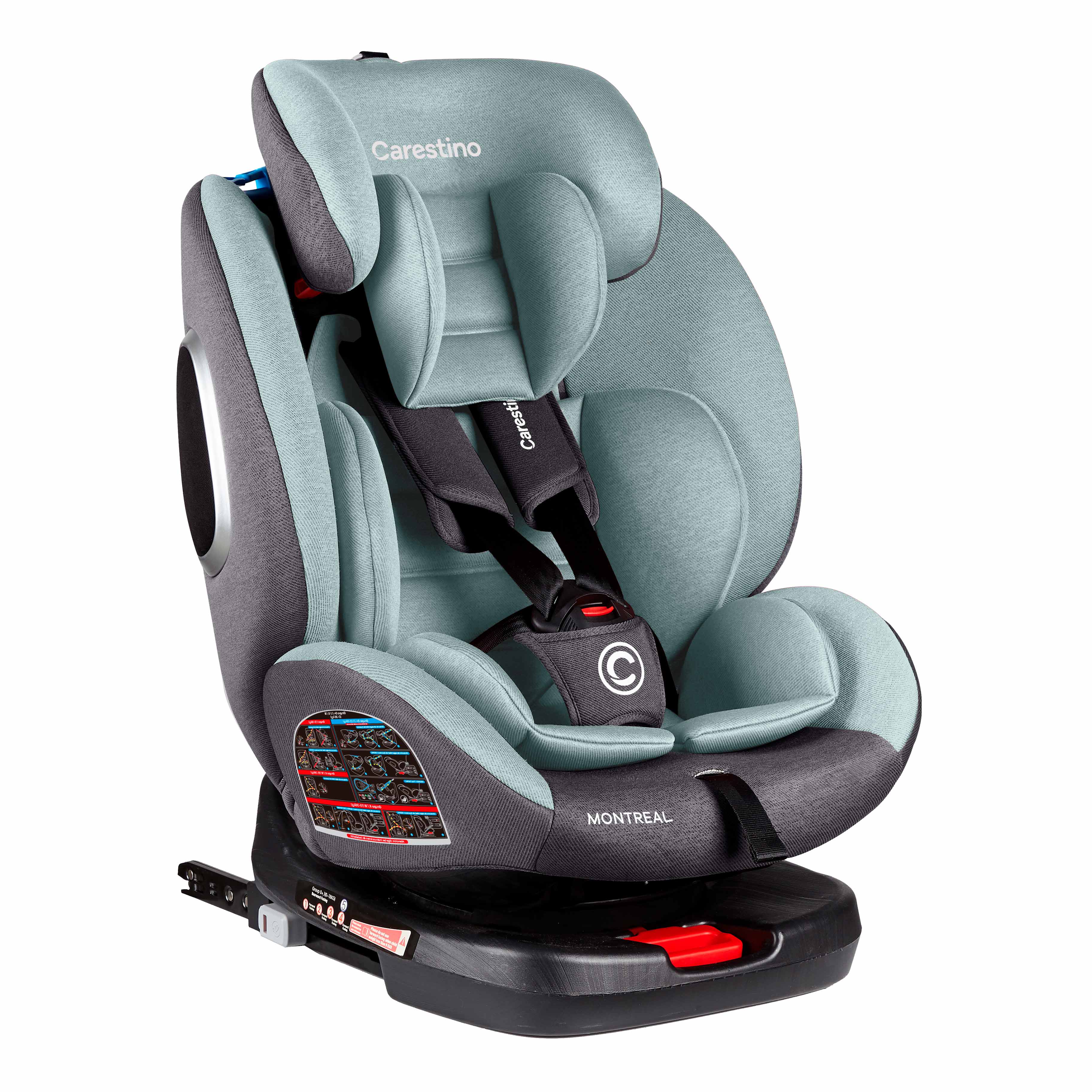 Imagen 3 de 5 de Silla para Carro MONTREAL GRUPO 0/I/II/III ISOFIX