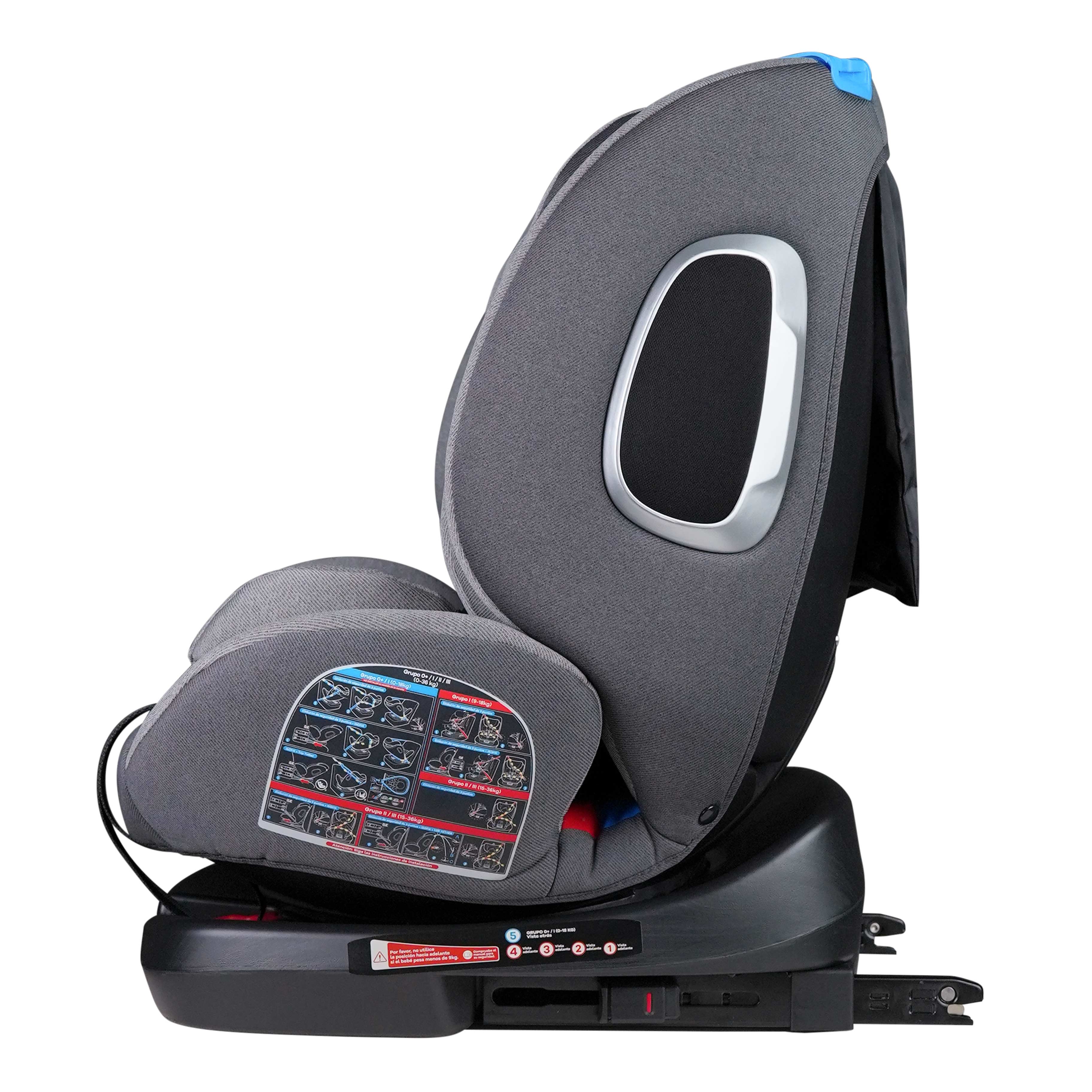 Imagen 4 de 5 de Silla para Carro MONTREAL GRUPO 0/I/II/III ISOFIX