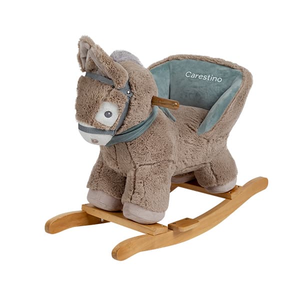 Peluche Mecedor +12meses Burro Gris Oscuro