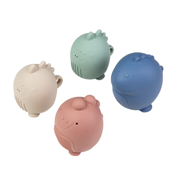 Juguete de Baño de Silicona Dino Mix de Colores